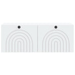Wall-Mounted TV Cabinet White 78.5 x 31 x 30 cm Engineered Wood