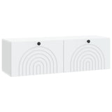 Wall-Mounted TV Cabinet White 98 x 31 x 30 cm Engineered Wood