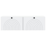 Wall-Mounted TV Cabinet White 98 x 31 x 30 cm Engineered Wood