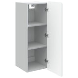 Wall-Mounted Cabinet White 33 x 34.5 x 94 cm Engineered Wood