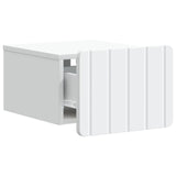 Wall-Mounted Bedside Cabinet White 33 x 34.5 x 24 cm - Top-Down View