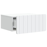 Wall-Mounted Bedside Cabinet White 49 x 34.5 x 24 cm