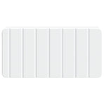Wall-Mounted Bedside Cabinet White 49 x 34.5 x 24 cm