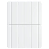 Wall-Mounted Bedside Cabinet White 33 x 34.5 x 43 cm - 45-Degree Angle