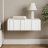Wall-Mounted Side Table White 59 x 34.5 x 17 cm Engineered Wood