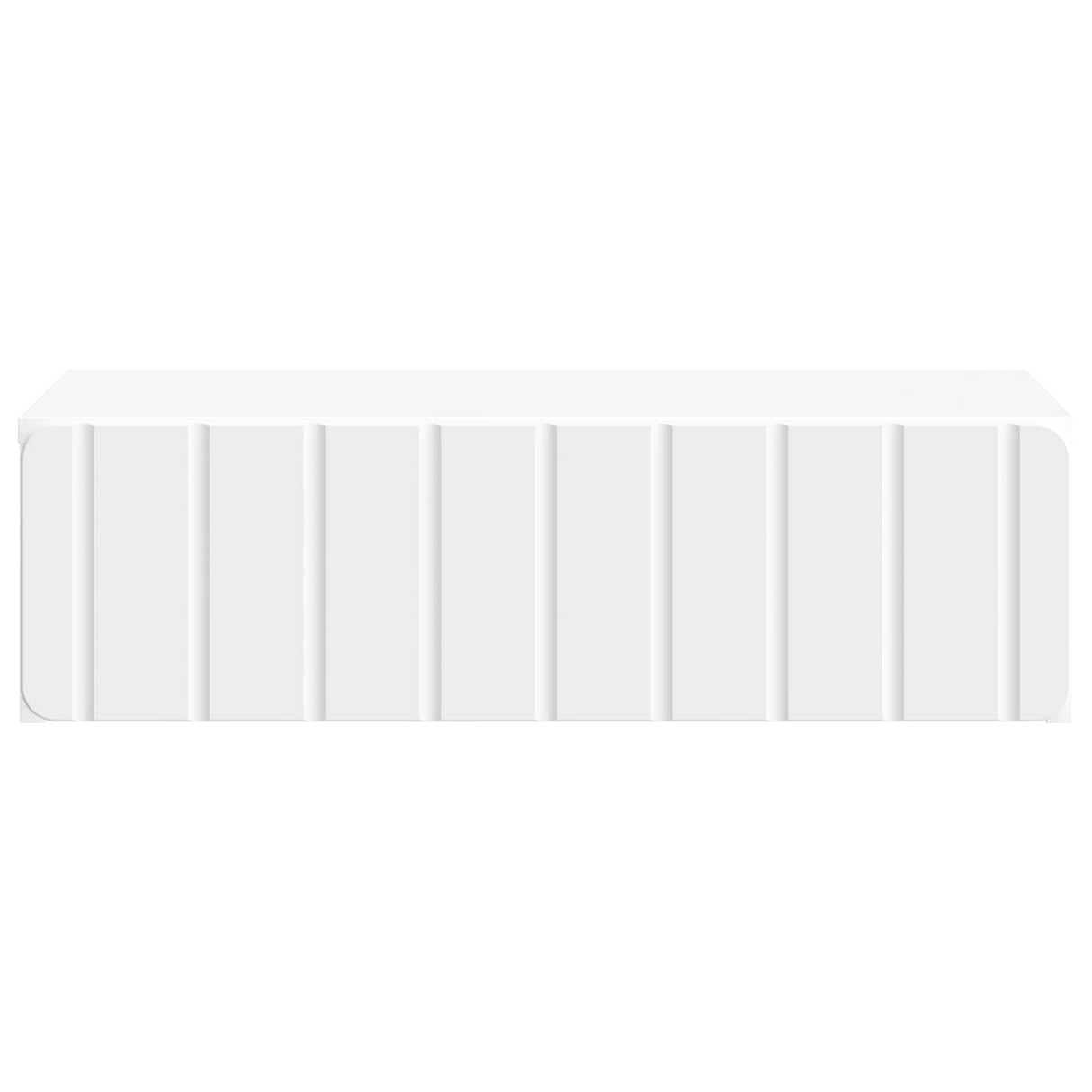 Wall-Mounted Side Table White 59 x 34.5 x 17 cm Engineered Wood