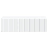 Wall-Mounted Side Table White 59 x 34.5 x 17 cm Engineered Wood - 45-Degree Angle