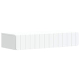 Wall-Mounted Side Table Wall-mounted White 87.5 x 34.5 x 17 cm - Front View