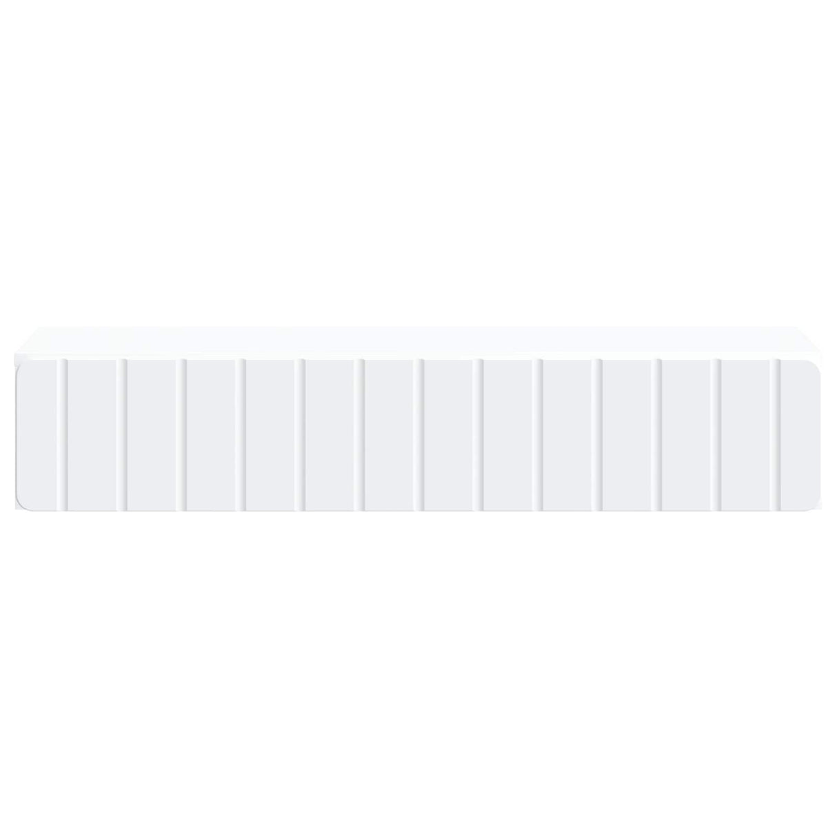 Wall-Mounted Side Table Wall-mounted White 87.5 x 34.5 x 17 cm