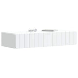 Wall-Mounted Side Table Wall-mounted White 87.5 x 34.5 x 17 cm