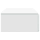 Wall-Mounted Side Table Wall-mounted White 87.5 x 34.5 x 17 cm - Rear View