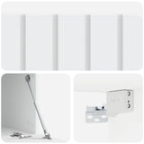 Wall-Mounted TV Cabinet 59.5 x 41 x 30 cm White Engineered Wood - Extra Image