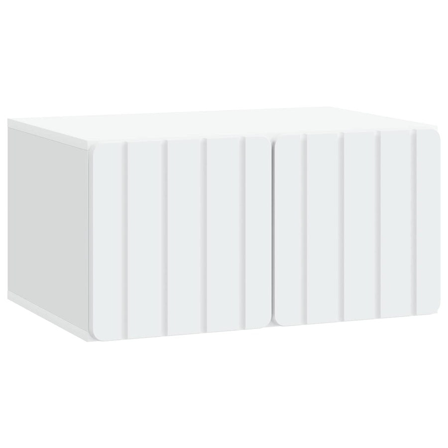 Wall-Mounted TV Cabinet 59.5 x 41 x 30 cm White Engineered Wood