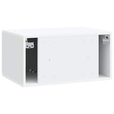 Wall-Mounted TV Cabinet 59.5 x 41 x 30 cm White Engineered Wood