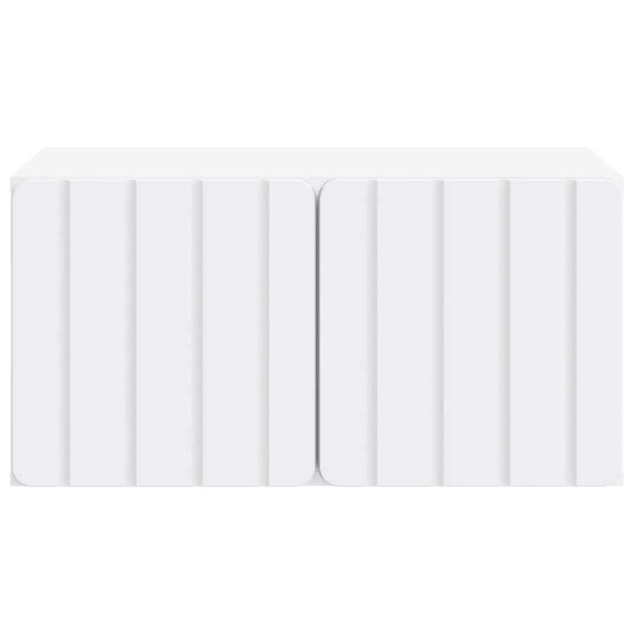 Wall-Mounted TV Cabinet 59.5 x 41 x 30 cm White Engineered Wood