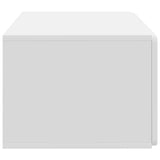 Wall-Mounted TV Cabinet 59.5 x 41 x 30 cm White Engineered Wood - Close-Up Angle