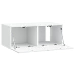 Wall-Mounted TV Cabinet 78.5 x 41 x 30 cm White Engineered Wood
