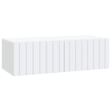 Wall-Mounted TV Cabinet 98 x 41 x 30 cm White Engineered Wood