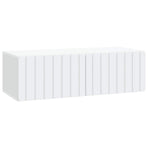 Wall-Mounted TV Cabinet 98 x 41 x 30 cm White Engineered Wood