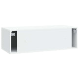 Wall-Mounted TV Cabinet 98 x 41 x 30 cm White Engineered Wood