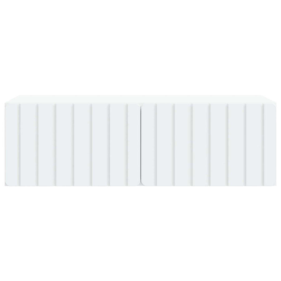 Wall-Mounted TV Cabinet 98 x 41 x 30 cm White Engineered Wood
