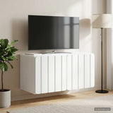Wall-Mounted TV Cabinet 59.5 x 31 x 30 cm White Engineered Wood