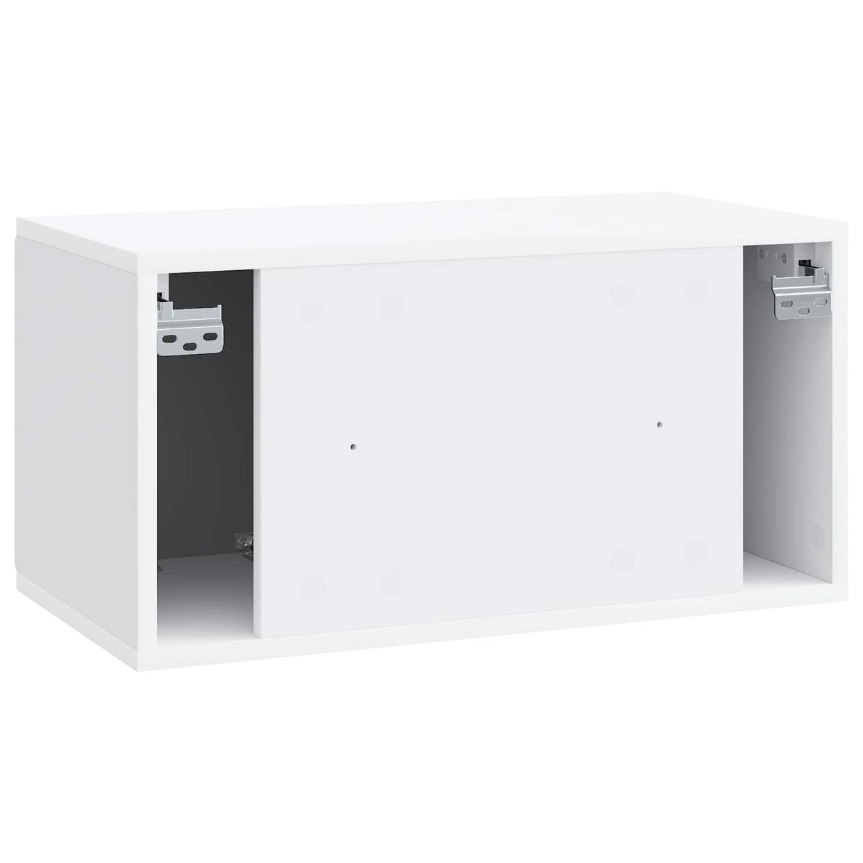 Wall-Mounted TV Cabinet 59.5 x 31 x 30 cm White Engineered Wood