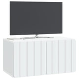 Wall-Mounted TV Cabinet 59.5 x 31 x 30 cm White Engineered Wood