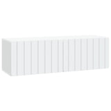 Wall-Mounted TV Cabinet 98 x 31 x 30 cm White Engineered Wood