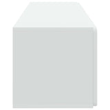 Wall-Mounted TV Cabinet 98 x 31 x 30 cm White Engineered Wood