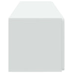 Wall-Mounted TV Cabinet 98 x 31 x 30 cm White Engineered Wood, image 6