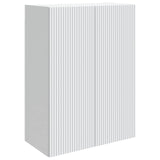 Wall-Mounted Cabinet 66 x 34.5 x 90 cm Engineered Wood White
