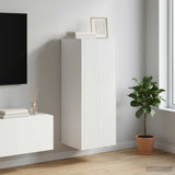 Wall-Mounted Cabinet 33 x 34.5 x 90 cm Engineered Wood White