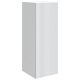 Wall-Mounted Cabinet 33 x 34.5 x 90 cm Engineered Wood White - Front View