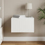 Wall-Mounted Bedside Cabinet White 33 x 34.5 x 20 cm