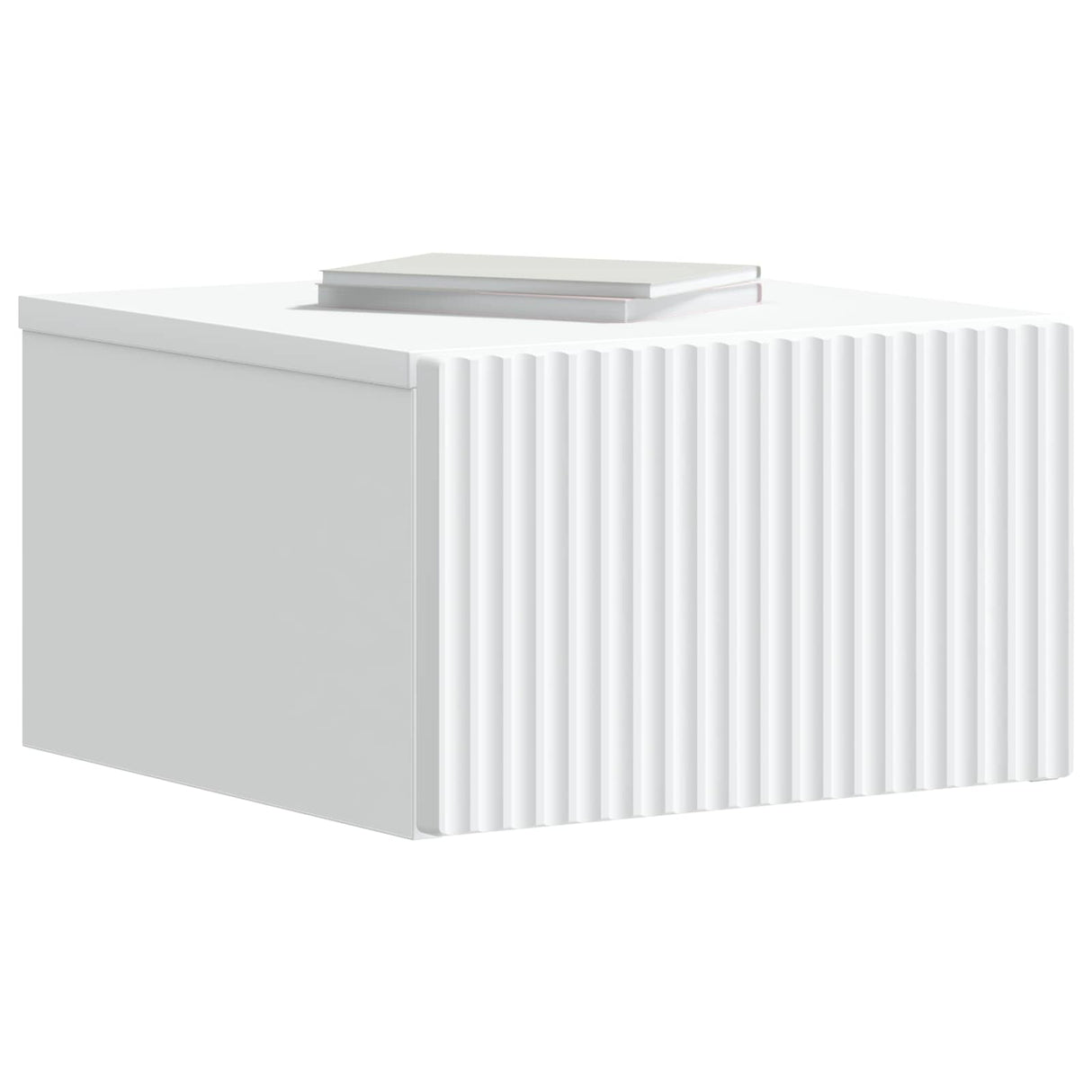 Wall-Mounted Bedside Cabinet White 33 x 34.5 x 20 cm