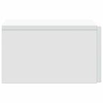 Wall-Mounted Bedside Cabinet White 33 x 34.5 x 20 cm
