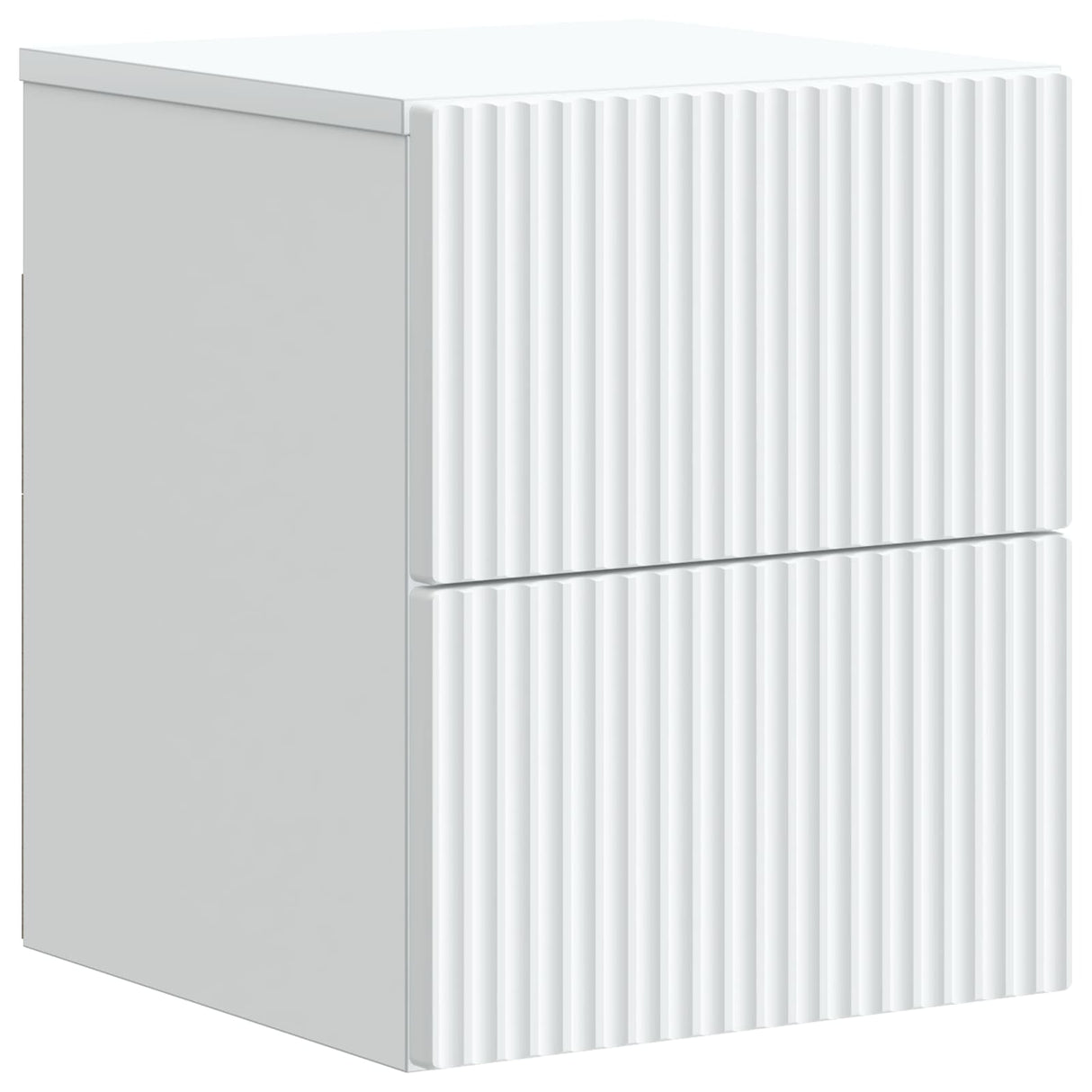Wall-Mounted Bedside Cabinet White 33 x 34.5 x 40 cm