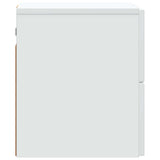 Wall-Mounted Bedside Cabinet White 33 x 34.5 x 40 cm