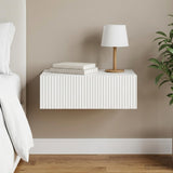 Wall-Mounted Side Table White 59 x 34.5 x 17 cm Engineered Wood