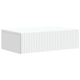Wall-Mounted Side Table White 59 x 34.5 x 17 cm Engineered Wood