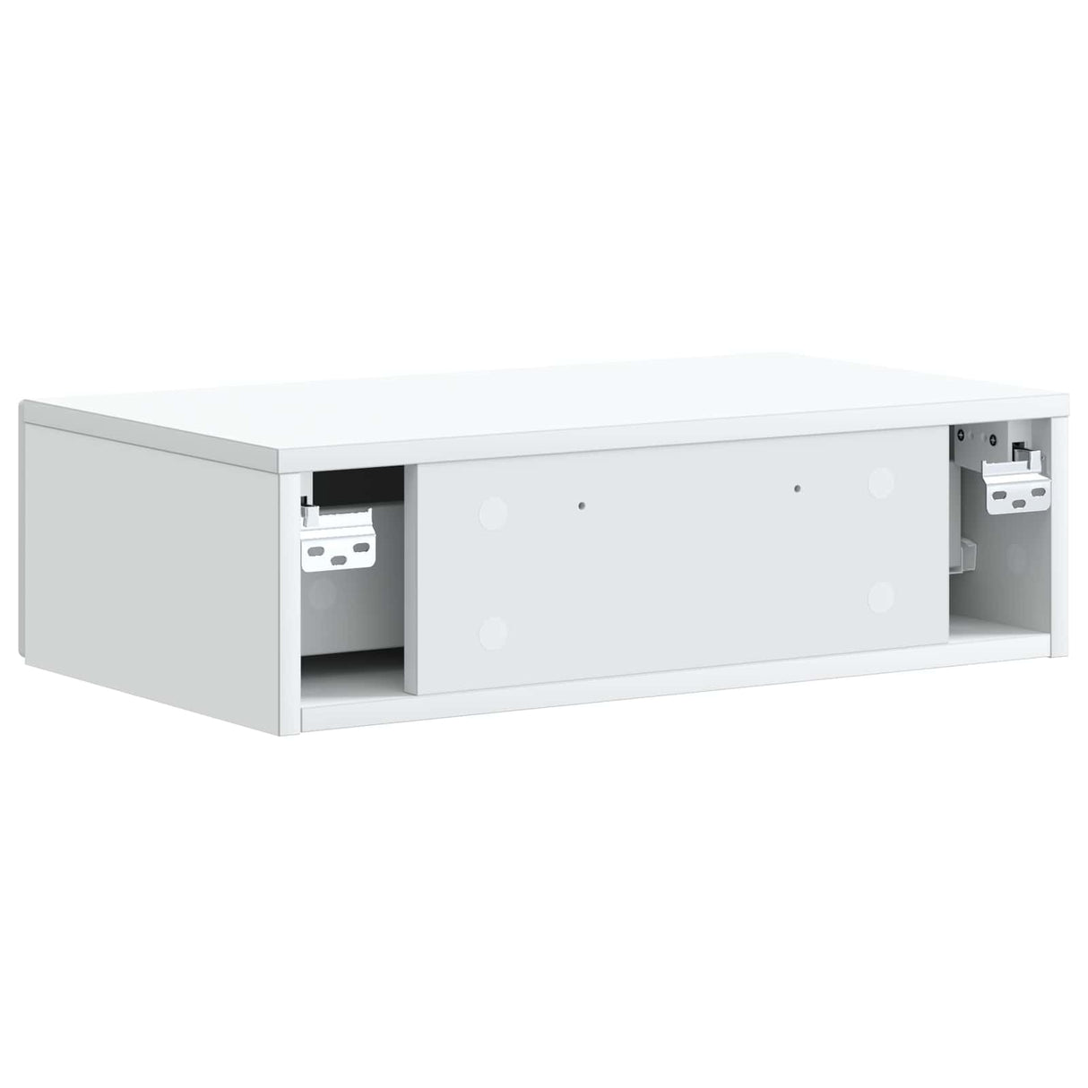 Wall-Mounted Side Table White 59 x 34.5 x 17 cm Engineered Wood