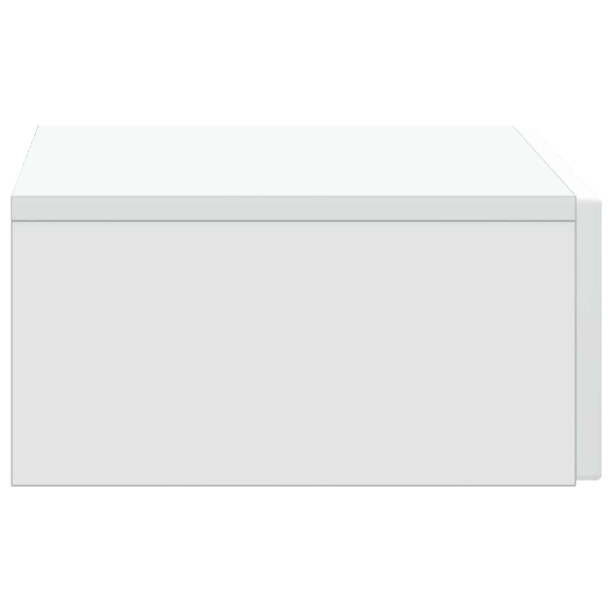 Wall-Mounted Side Table White 59 x 34.5 x 17 cm Engineered Wood