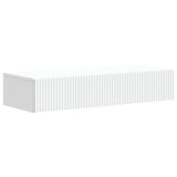 Wall-Mounted Side Table Wall-mounted White 87.5 x 34.5 x 17 cm