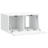 Wall-Mounted TV Cabinet White 59.5 x 41 x 30 cm Engineered Wood