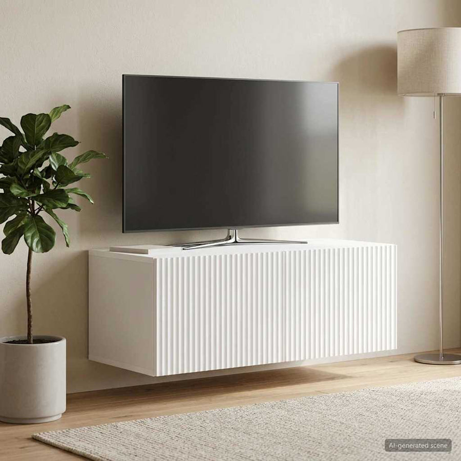 Wall-Mounted TV Cabinet White 78.5 x 41 x 30 cm Engineered Wood