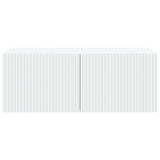 Wall-Mounted TV Cabinet White 78.5 x 41 x 30 cm Engineered Wood - Rear View