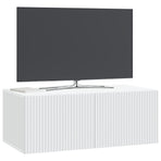 Wall-Mounted TV Cabinet White 78.5 x 41 x 30 cm Engineered Wood