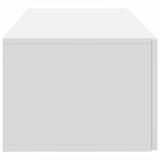 Wall-Mounted TV Cabinet White 78.5 x 41 x 30 cm Engineered Wood - Close-Up Angle