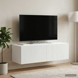Wall-Mounted TV Cabinet White 98 x 41 x 30 cm Engineered Wood